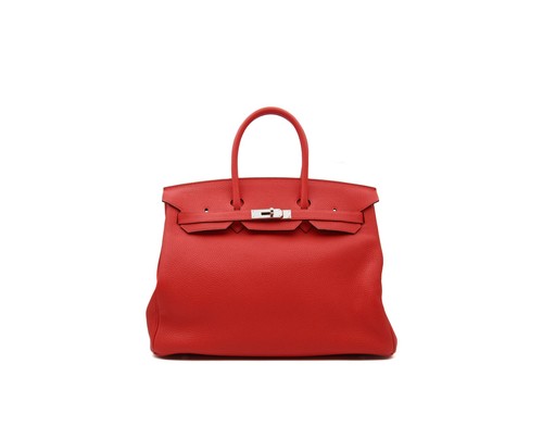 Hermès birkin rouge - hermès, 35