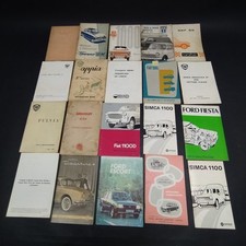 20 libretti uso e manutenzione misti NSU,DAF, Lancia. Conservazione mediocre
