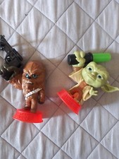 2 pupazzi star wars CHEWBACCA yoda   eurospin