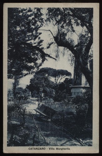 Cartolina catanzaro villa - cartolina,