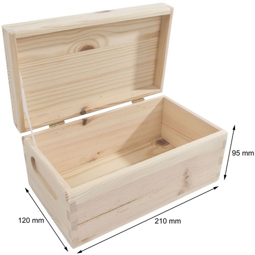 Scatola portaoggetti legno - portaoggetti, in
