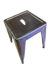 Sgabello industriale tipo Tolix anni 30