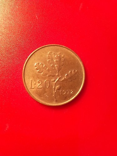 Moneta italia lire - italia,