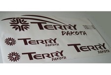 SET TERRY DAKOTA by FLEETWOOD DECAL 55" STICKER RV CAMPER 5TH WHEEL TRAILER 2SD