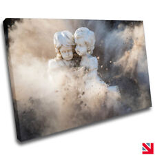 STATUE ARTE CHERUBINO ANGELICO ASTRATTO TELA Wall Art Quadro Stampa A4