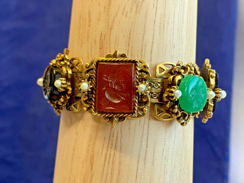 Bracciale vintage pannello - bracciale,