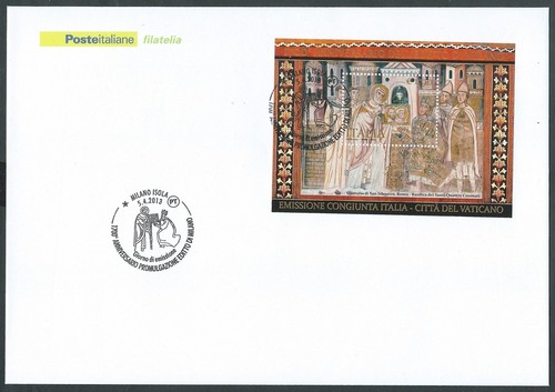 2013 italia fdc - 2013, poste