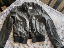 giacchetto nero di pelle vera