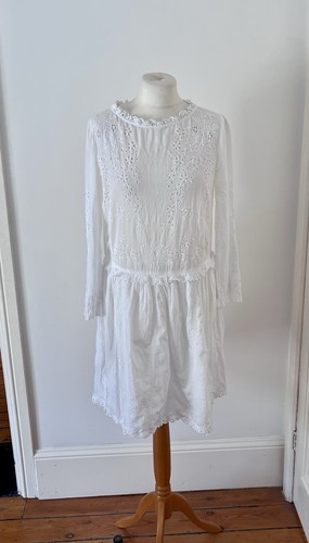 Abito bianco broderie - bianco, anglaise