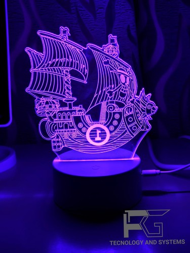 Lampada led usb one piece - 3d,