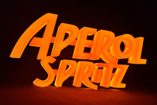 Aperol Spritz insegna targa luminosa campari martini lighted sign