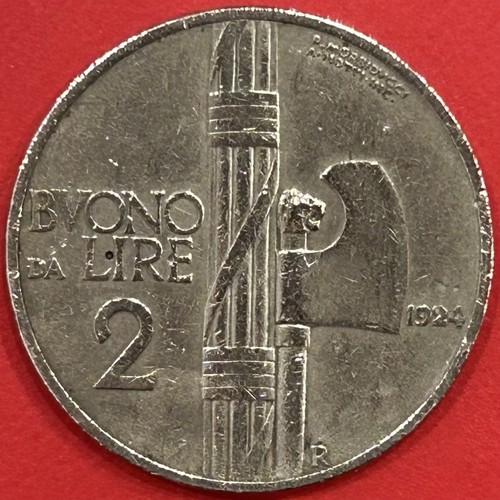 Buono lire 1924 vittorio - 2,