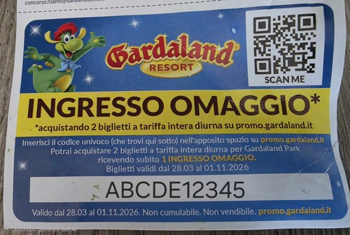 Gardaland codice sconto - gardaland,