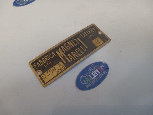 Targhetta dinamo magneti - targhetta,
