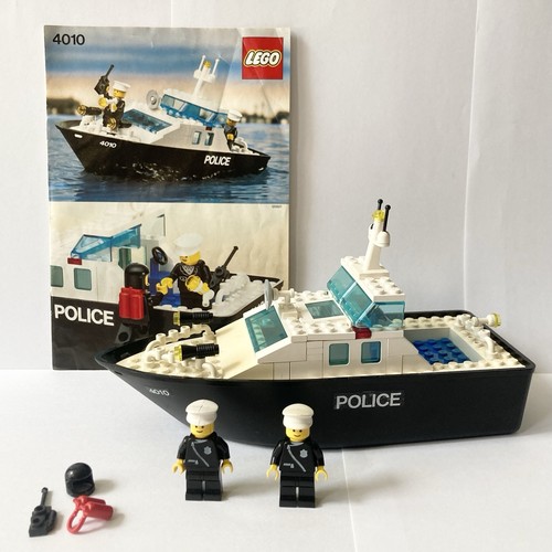 Lego police vintage bateau - lego,