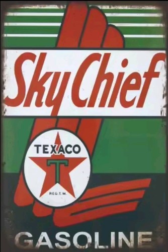 Texaco oil company sky - oil, chief