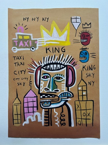 Jean michel basquiat disegno - jean-michel,