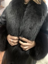 Cappotto di pelle e pelliccia