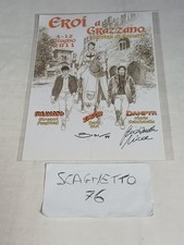 DYLAN DOG ZAGOR DAMPYR LOCANDINA EROI A GRAZZANO del 2011 AUTOGRAFATA 2 AUTORI 
