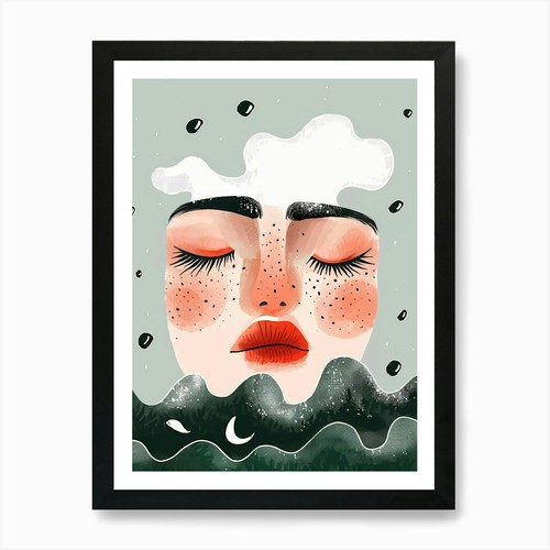 Illustrazione una donna - di,