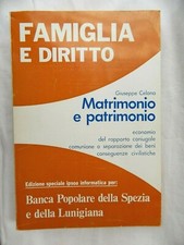 Matrimonio e Patrimonio Celona Famiglia e Diritto IPSOA 1977 Libro Ediz Speciale