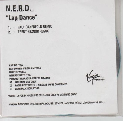 Lap dance remixes - n*e*r*d:,
