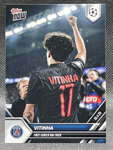 Vitinha 2025 topps now - vitinha, uefa