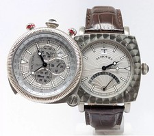 Orologio Nautica A43002 duo flip watch titanium dual case oversize chronograph