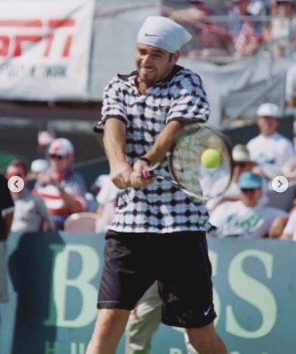 Polo tennis nike - polo, agassi