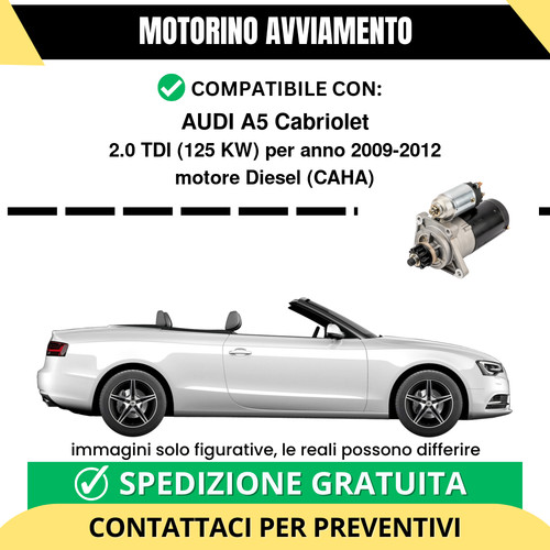 Motorino avviamento audi - audi, a5