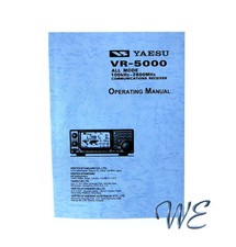 NUOVO Yaesu VR-5000 Manuale di