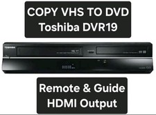 Toshiba VHS registratore DVD