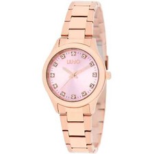 Orologio Donna LIU JO Luxury CHARMANT TLJ2112 Acciaio Rosè Rosa Swarovski