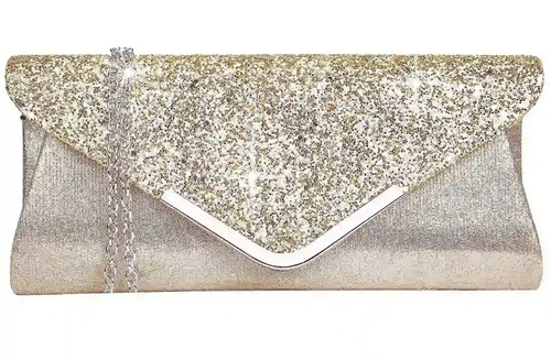Borsa tracolla broccato - -,