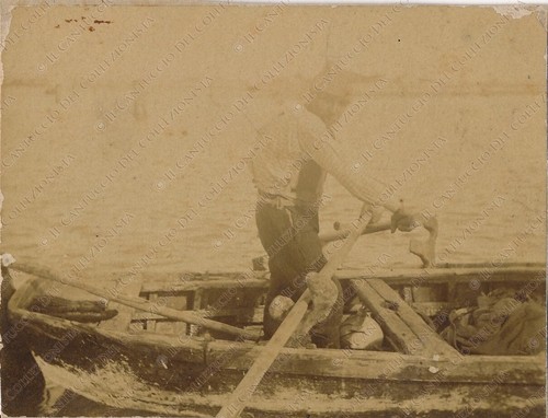 1890c venezia pescatore voga - 1890c,