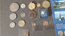 monete antiche dal 1804 al 1960 medaglie a bagno d'oro lotto Mondo Italia intera