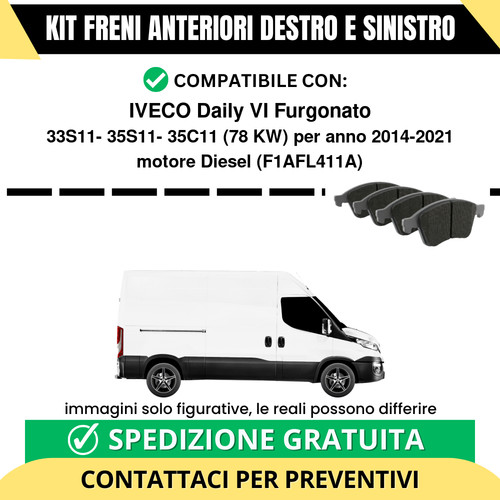 Pastiglie freno anteriori per - freno,