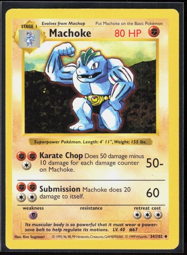 Machoke 102 set - machoke, 34/102