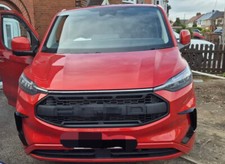 Per Ford Transit Custom 2024 2025 Griglia Radiatore Stile Raptor Nero Opaco