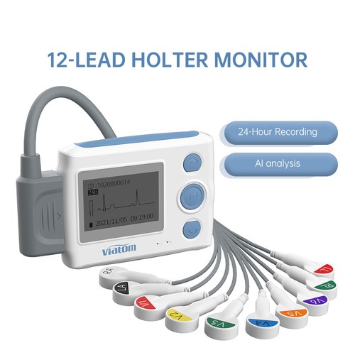 Viatom th12 registratore ecg - registratore,
