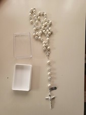 Collana rosario argento 925