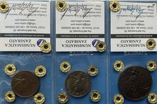 LOTTO 3 X MONETE 10 CENTESIMI PERIZIA FDC VITT EMAN III REGNO 5 2 20 1911 LIRE