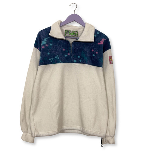 Pile vintage bianco blu a - vintage,