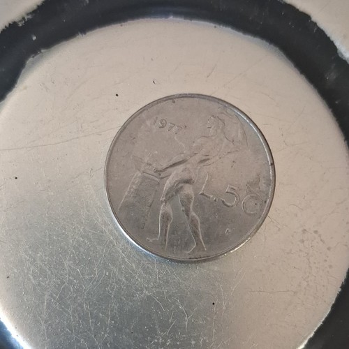 Lire vulcano 1977 - lire, moneta