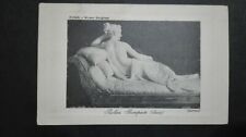 ROMA - Museo Borghese Paolina Bonaparte (dorso) Canova - datata 1914