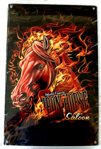 Insegna metallo iron - insegna, in