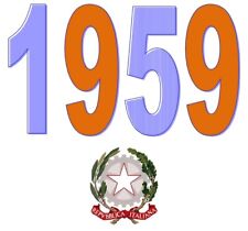 ITALIA 1959 Singolo Annata integri MNH ** Tutte le emissioni 
