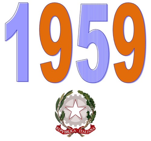 Italia 1959 singolo annata - italia,