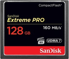SanDisk Extreme PRO 128GB Compact Flash UDMA 7 160 MB/s CompactFlash Memory Card