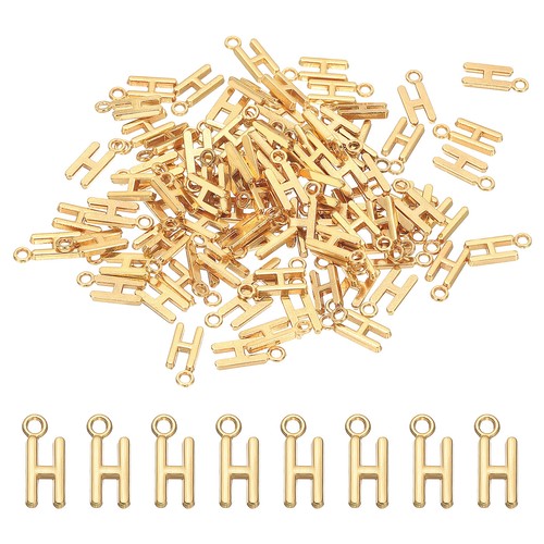 For letter charm - for, 100pcs